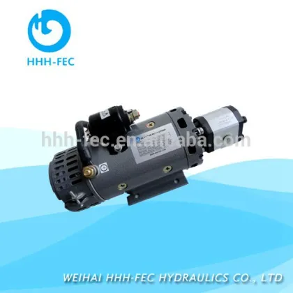 Hydraulic DC Motor Pump Group for hydraulic system oil transfer