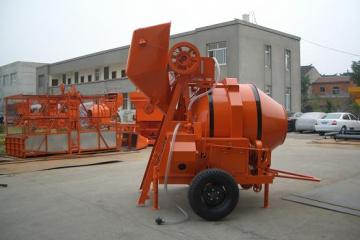 Yanmar Diesel Concrete Mixer With Mechanical Tipping (JZR350)