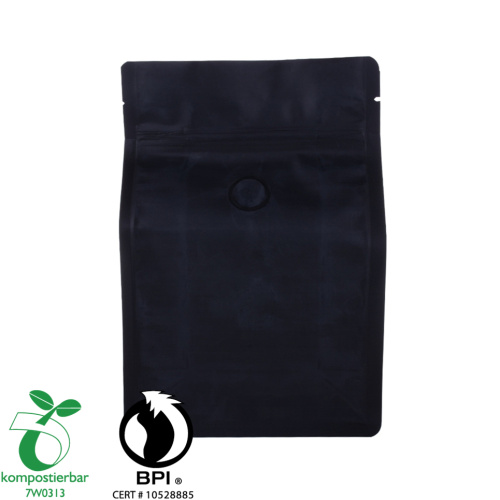 Uudelleensuljettavan vetoketjun pyöreäpohjainen Bpi-sertifioitu kompostoitava pussin valmistaja Kiinassa
