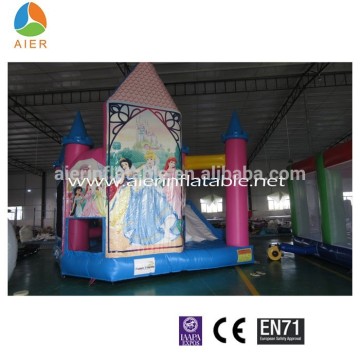 Princess combo castle,inflatable bounce castle,cheap inflatables.