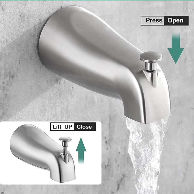 Shower Spout Tub Spigot Diverter System Faucet