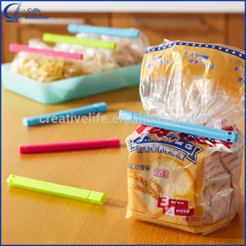 16cm 6pcs Candy Color Plastic Food Bag Sealing Clips