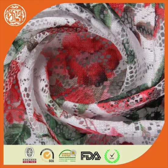 Dubai market top fashion colorful dress lace fabric