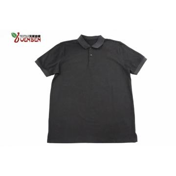 Polo masculino maciço PK com camisa de colarinho normal