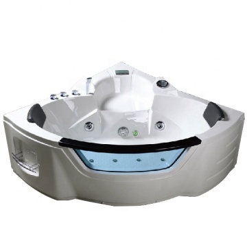 Luxurious Double Person Acrylic Whirlpool Massage Bathtub