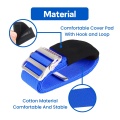 Senior Blue Metal Buckle Gait Belt