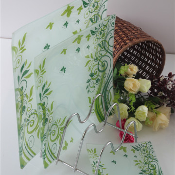 Tempered Wedding Cake Plate and Server Set with Meal Rack Set Glass Dish Plate