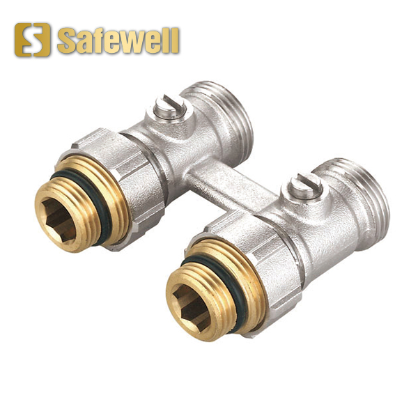 H Type Straight Brass Body Radiator Valve