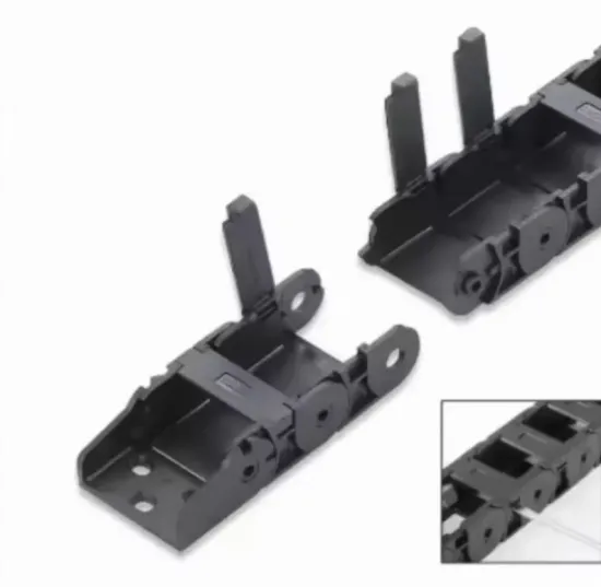 Semi-Closed Inner Height 18mm Flexible Nylon Cable Track Drag Chain