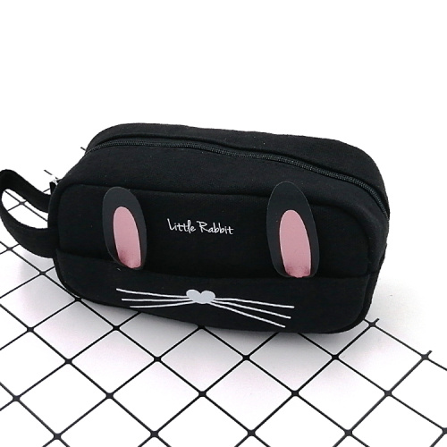 Plush Pencil Bag Little rabbit make up canvas pencil bag Manufactory