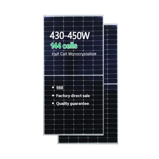 450W Most Efficient Half-Cell PV Module Supplier: High-Quality Solar Panels