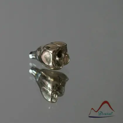 Dental implant full metal gold crown