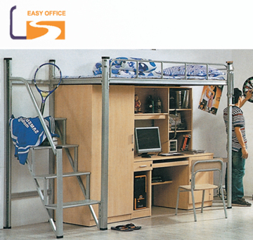 Metal Bunk Bed With Desk