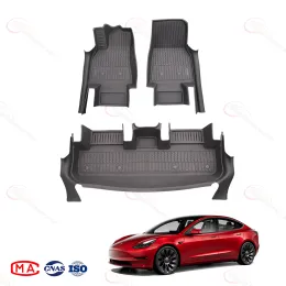 All-weather car floor mats for Tesla Model3