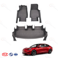 Tapis de sol de voiture tout temps pour Tesla Model3