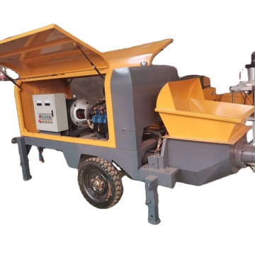 Nuova pompa in cemento diesel con mixer - portata verticale da 60 m per le officine di riparazione