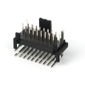 20P connector with 90 degree positioning post