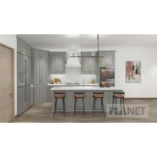 MDF/ Plywood/Particle board modern grey kitchen cabinet