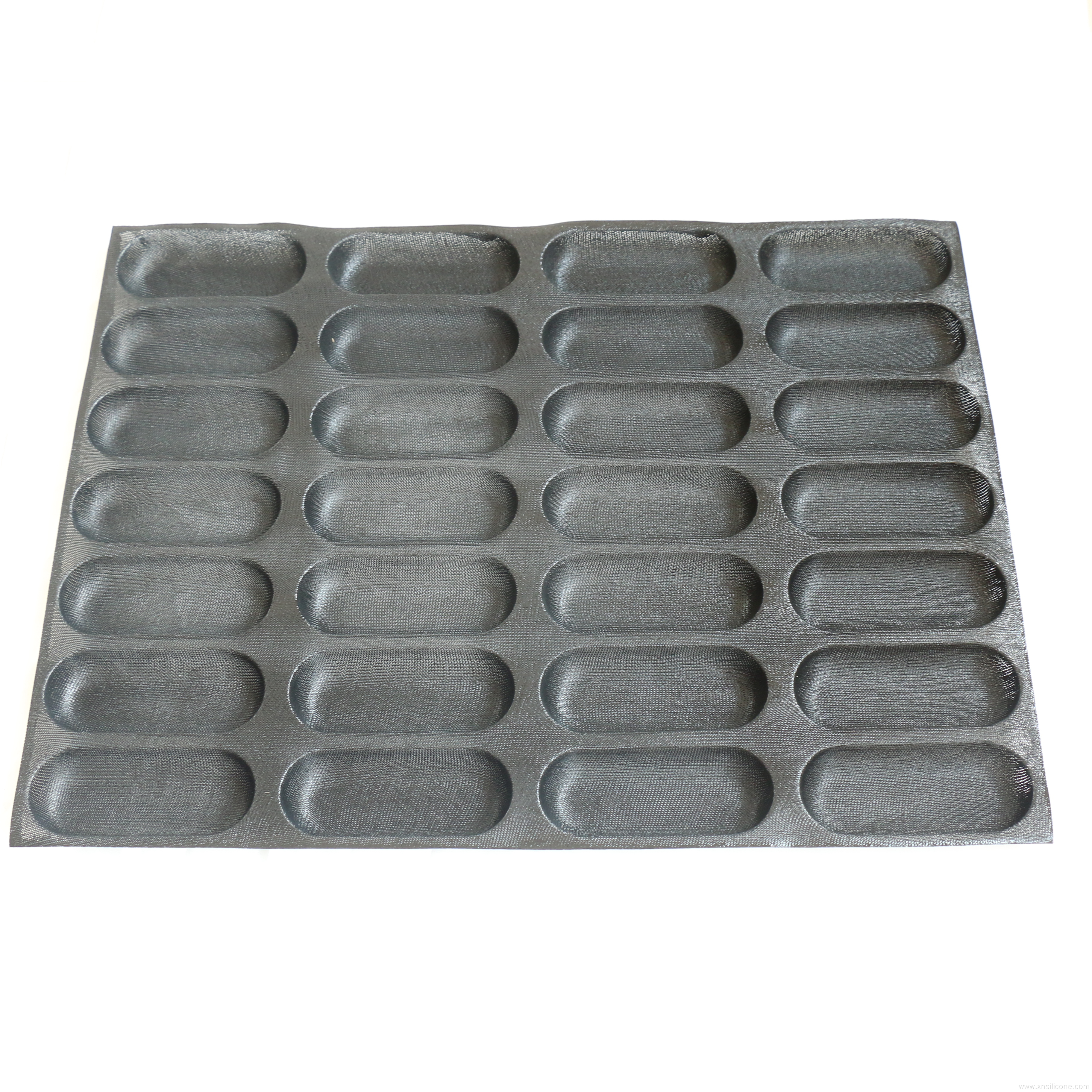 28 Cups Fiberglass Perforated Silicone Bread Form Moulds