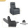 Living Room Fabric Massage Sofa Chair 8 Points