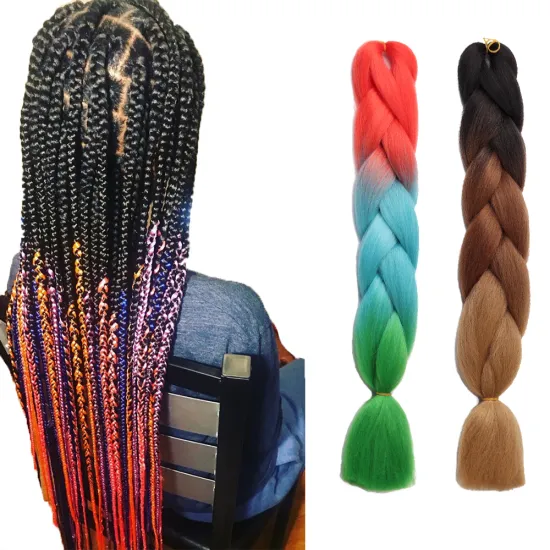 Jumbo Braid Wholesale Ombre Colors BoxBraiding Hair Extension Jumbo Braid Hair Extension