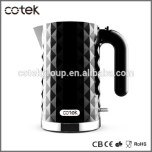 3000W 1.5 Litre Black & Chrome Cordless Electric Rapid Boil Jug Kettle