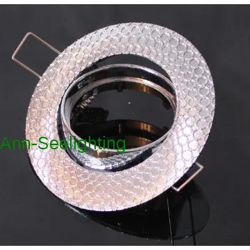 Chrome zinc die cast MR16 downlight fitting GU10