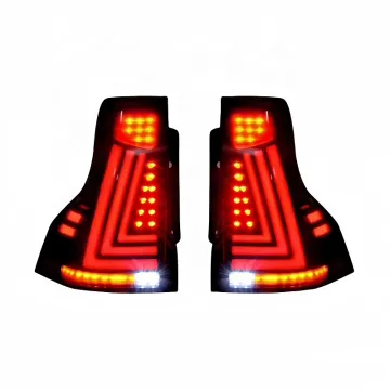 Modified LED Tail Lamp Taillight Rear Lamp Accessories for Toyota Land Cruiser Prado 2014-2020