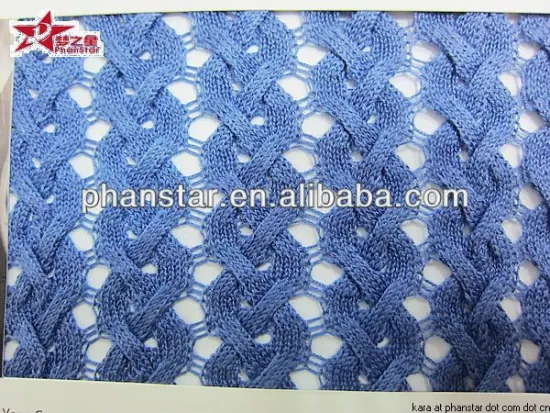 flat knitting machine for synthetic fabric