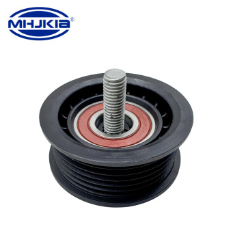 MHJKIA 25288-25001 Drive Belt Upper Idler Pulley Fits For Hyundai Tucson Sonata Kia Sportage Forte 2005-2015 2.0L 2.4L