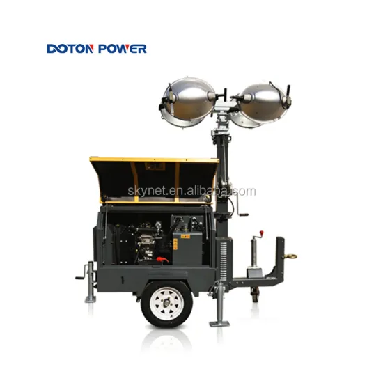 Portable 4*350W LED Lamp Tower Light Telescopic Mast