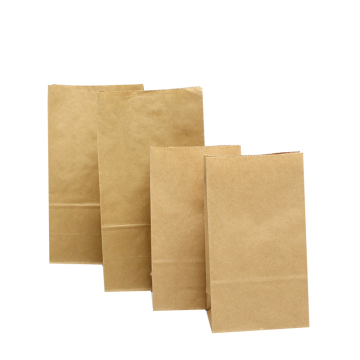 Custom Cheap Brown Kraft Greaseproof Food Paper Bags