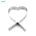 Stainless Steel Adjustable Heart Cake Ring Mold