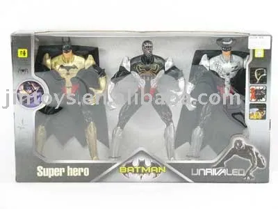 Plastic Toy, Super Man with Light (3in1)