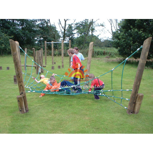 Equipo de juego de escalada neto para parque infantil