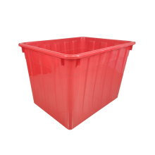 High wear-resistant red plastic aquatic tank