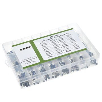 840pcs/set 24 valori TO -92 Kit transistor - BC547 BC327 BC337 2N2222 3904 3906 C945 PNP/NPN