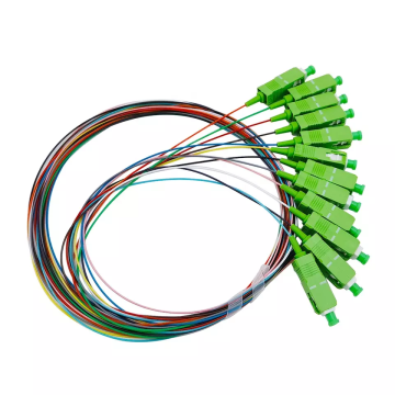 Custom Factory Mode Fiber Patch Cord - 12 สี 9/125 SM G657A LSZH