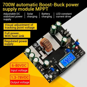 ZK-SJ30 700W Synchronous Rectification Power Supply Module with MPPT Solar Charging