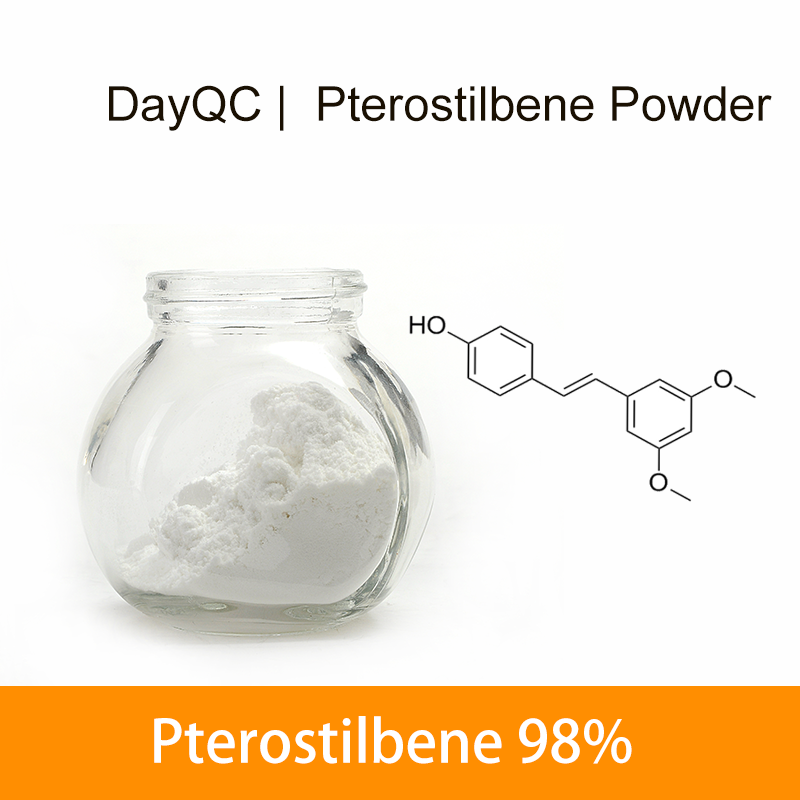 Ingredientes a granel puro pterostilbeno em pó 98% HPLC