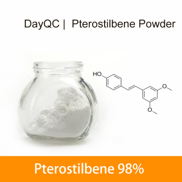 Ingredientes puros a granel pterostilbene polvo 98% HPLC