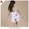 JannyBB design blommatryckt babybubbla romper