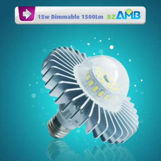 15w Ac85-305v 1500lm Ip65 1500 Lumen Led Industrial Light Fixtures / Led Light Bulb