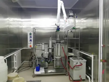 ANYAN Laboratory Terpenes Hemp Thin Film Distillation System for Essential Oil Extraction