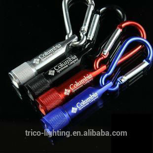 carabiner UV LED keychain ,different color for choose