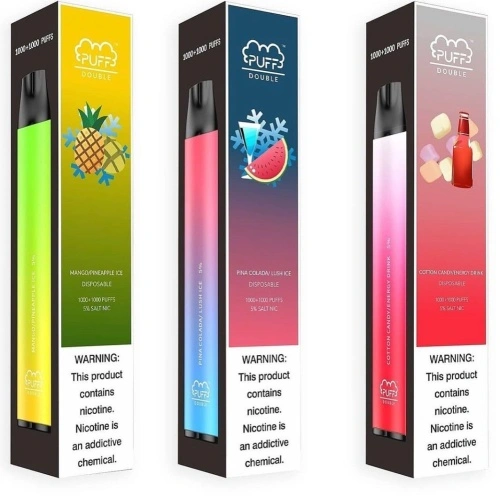 Wegwerp Vapes Puff Bar Double 2000 Puffs Fabrikant fan Sina