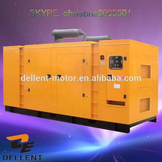 silent type diesel generator set