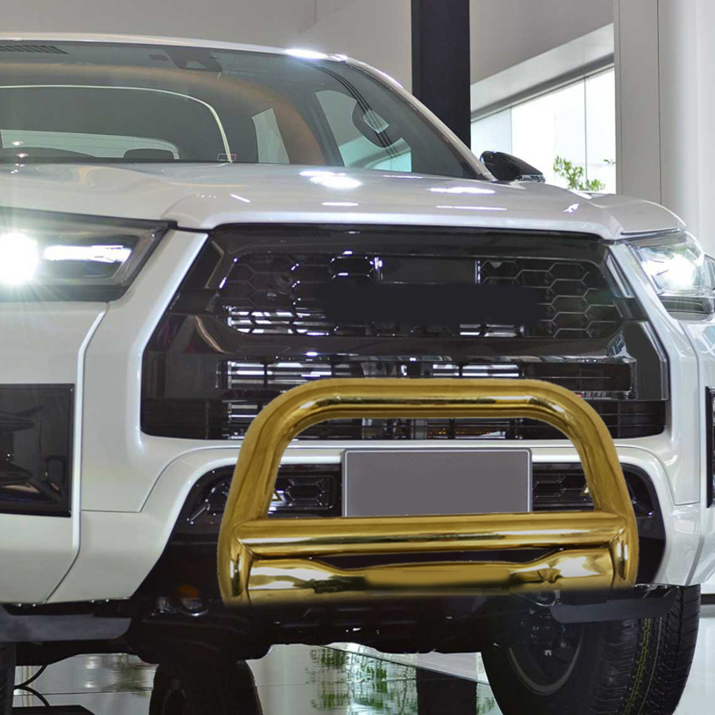 Bull Bar Nudge Bar Gold plated front bumper