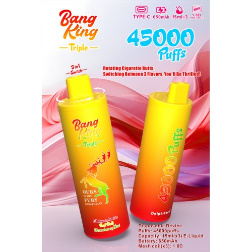 Bang King Triple 45000 Puffs di Jepang