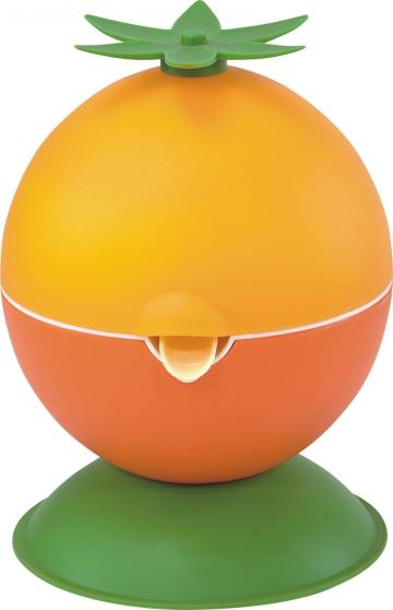 Orange hand citrus juicer